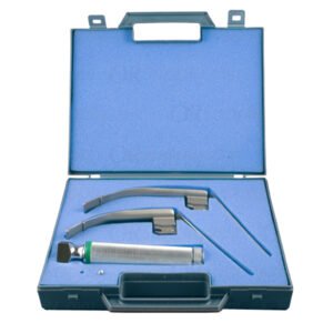 Fiber Optic MacIntosh English Profile Laryngoscope Set